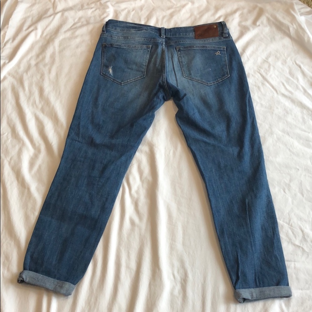 DL1961 Relaxed Skinny Distressed Jeans Size 28 - Picture 5 of 8
